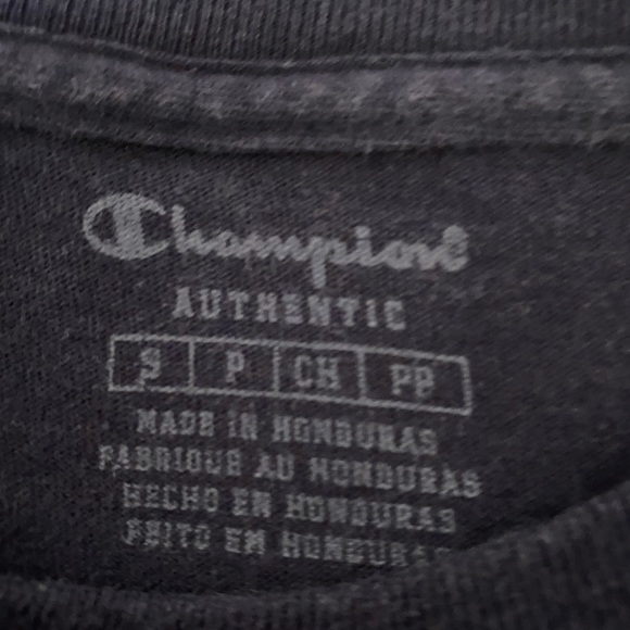 Champion Navy long sleeve tee - Picture 3 of 4